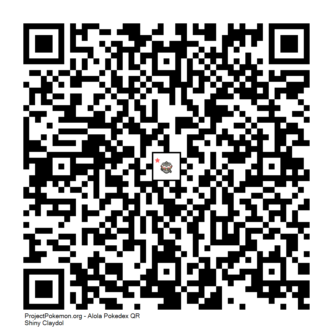 Cdigo QR de Claydol variocolor
